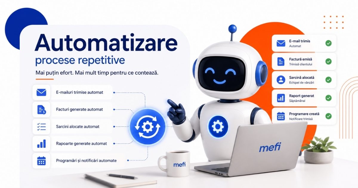 Automatizare procese repetitive în firma ta — mefi