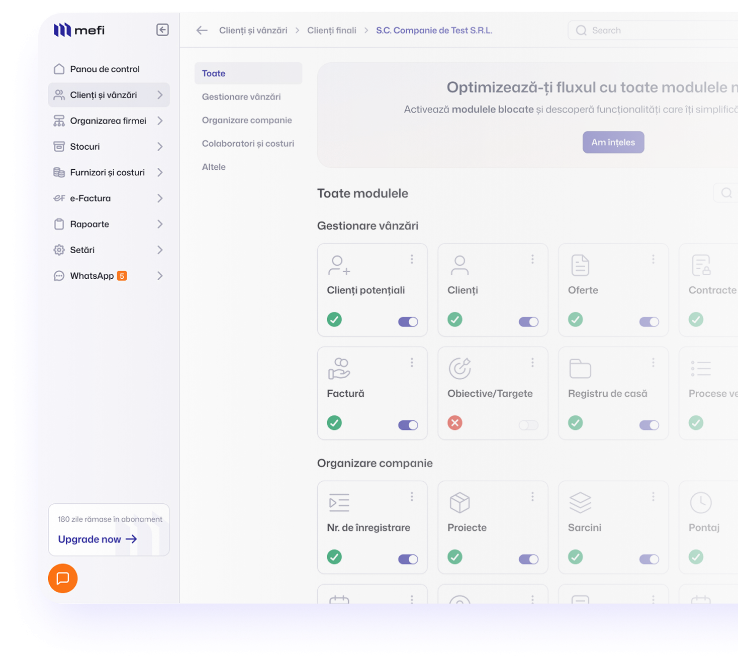 | Optimizeaza fluxul
