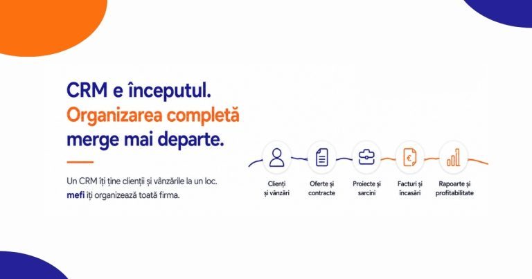 CRM pentru firme de servicii — mefi
